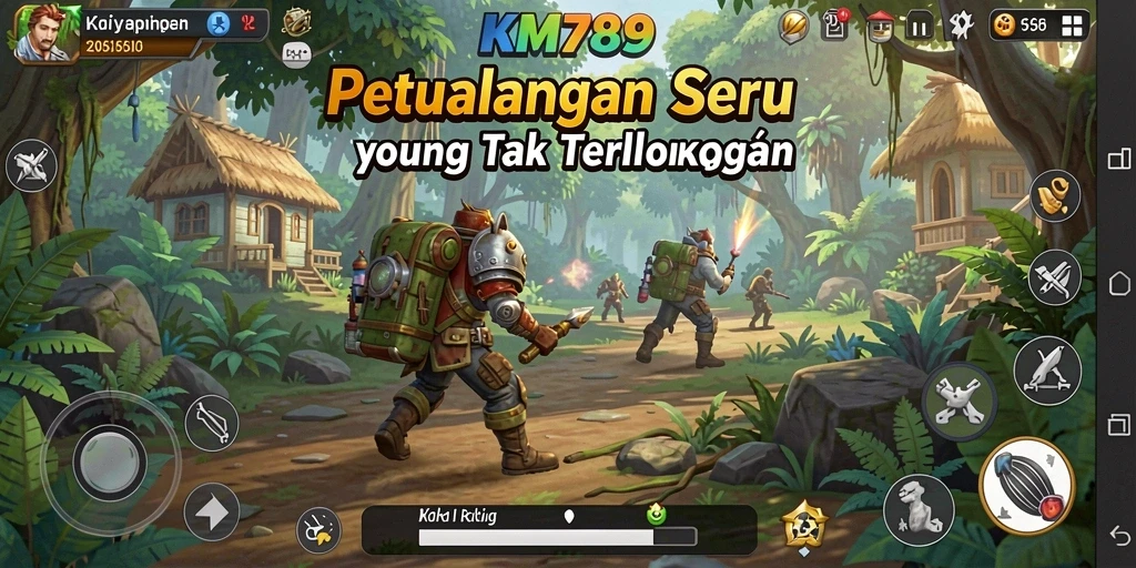 Tampilan gameplay petualangan menegangkan di KM789.