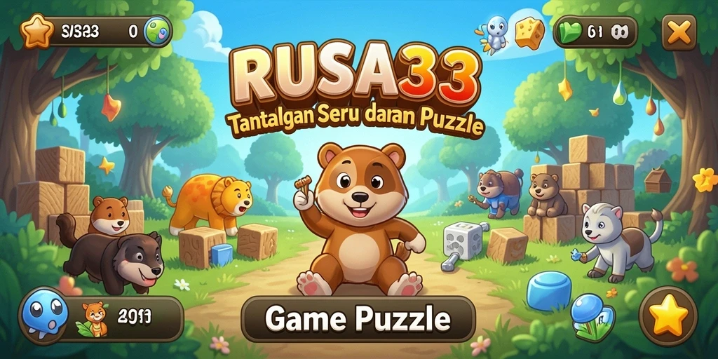 Tampilan gameplay RUSA33 yang menantang dan seru di dunia Puzzle.