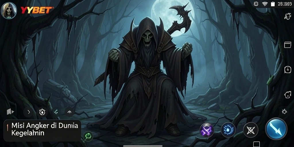 Tangkapan layar gameplay <strong>YYBET</strong> menampilkan suasana Horror yang mencekam.