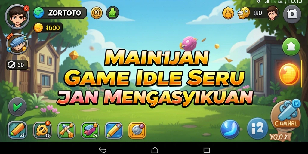 Screenshot menunjukkan gameplay seru dan interaktif ZORTOTO.